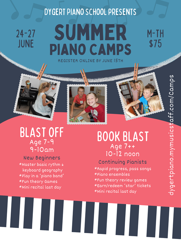 Alamogordo Summer Piano Camps for kids
